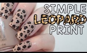 Simple Leopard Print Nails | OPI Infinite Shine