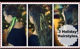 3 Heatless Holiday Hairstyles Under 3 Minutes