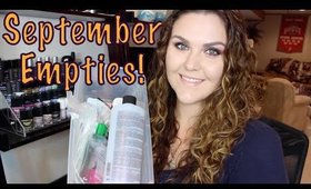 September Empties!!