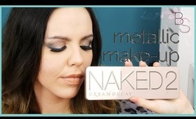 METALLIC Make-Up - mit NAKED 2 Palette