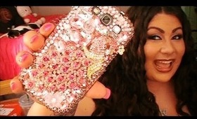 The Sparkliest Pink Phone Case EVER ♥