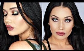 Metallic Green Smoky Eye Makeup Tutorial | Violet Voss Ride or Die Palette