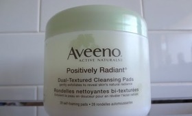 Aveeno Positively Radiant Dual Textured Cleansing Pads