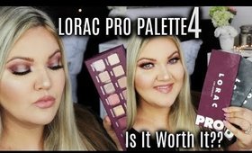 NEW LORAC PRO PALETTE 4  | SWATCHES + LOOK