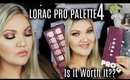 NEW LORAC PRO PALETTE 4  | SWATCHES + LOOK