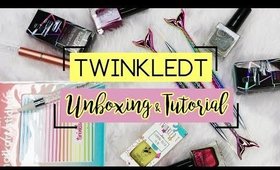TwinkledT Nail Art | Unboxing & Marble Nails Tutorial ♡