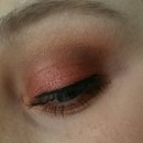 Rust eye makeup