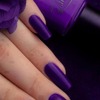 purple matte nails