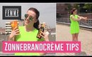 Zonnebrandcrème tips - FEMME