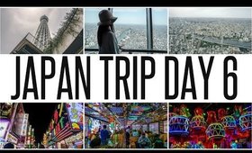 JAPAN DAY 6: TOKYO SKYTREE & ROBOT RESTAURANT | WANDERLUSTYLE VLOG