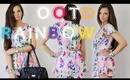 OOTD Rainbow Floral Playsuit | Showpo