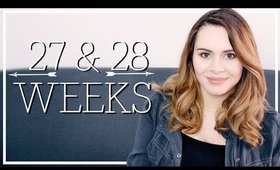 27 & 28 Weeks Pregnant | THIRD TRIMESTER, GLUCOSE TEST & RHOGAM INJECTION