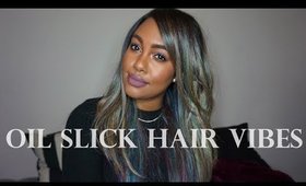 Mane Concepts Charlotte Wig | Affordable Oil Slick Hair Color Wig