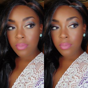 "Mood Swing in Pink" #BMynroeBeauty #BMynroe #Makeup #Beauty #BlackGirlMagic #lipstick #brows #toofaced 