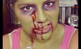 Zombie Halloween Make Up Tutorial