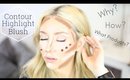 Beauty Basics - How To Contour, Highlight and Blush. Beginners Tutorial | Lisa Gregory