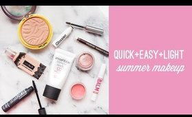 Quick and Easy Light Summer Makeup Tutorial | WAKE UP FOR MAKEUP