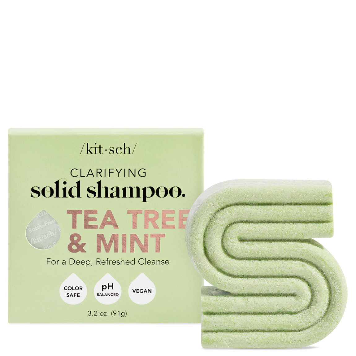 Kitsch Clarifying Tea Tree & Mint Shampoo Bar | Beautylish
