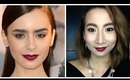 BEAUTY BY BEVERLY: Lily Collins Inspired Makeup