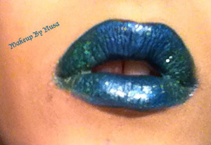 Mermaid inspired lips <3