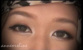 Fall Copper Bronze Eye makeup tutorial