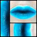 Ghostly Blue Ombre Lips