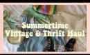 Summertime Vintage & Thrift Haul | Scarlett Rose Turner