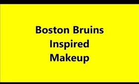 Boston Bruins Inspired Makeup