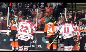 Tim Spencer vs Brad Plumpton ( Sheffield Steelers vs Cardiff Devils )