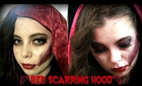 Red Scarring Hood