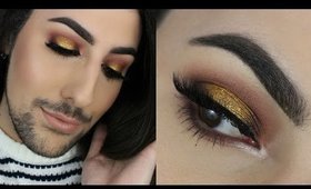 Glitter Halo Fall Smokeye Makeup Tutorial!