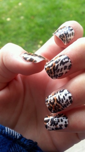 Cheetah/Leopard Printed Nails