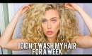 I Didn't Wash My Hair for one WEEK! 🙊 DevaCurl Refresher Review
