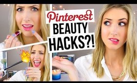 5 Pinterest Beauty Hacks TESTED!