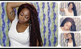 Sensationnel  Marley Twist  Lace Wig 99j Senegal Locks review | Sistawigs