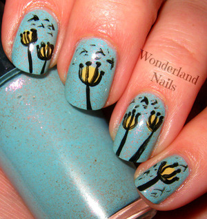 For more info please visit my blog http://wonderland-nails.blogspot.com/2013/06/dandelion-nail-art.html