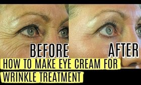 How To Make WRINKLE REMOVER EYE CREAM | SuperPrincessjo