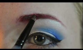 4th of July / Captain America Avengers Makeup