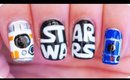 Nail art | Star Wars - C3PO, BB-8 & R2D2 ✩ Martina Ek