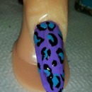Leopard Acrylic Nail