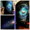 galaxy makeup look