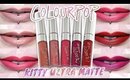 Review & Swatches: COLOURPOP Kitty Ultra Matte To-Go | Liquid Lipsticks + Dupes!