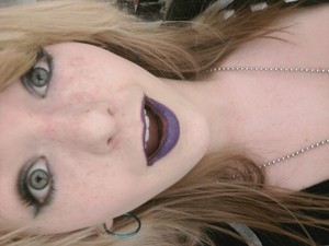 Purple Lips Brighten up my Day!