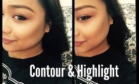 How to Contour and Highlight feat  Australis AC ON TOUR kit