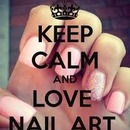 Keep Calm And Love Nail Art