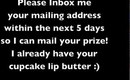 Lip Butter Giveaway Winner!