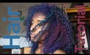 Multicolored Hair Dye Tutorial: Blue, Purple, Magenta, Teal! Curly Hair | OffbeatLook