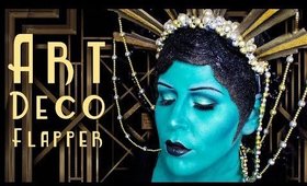 ART DECO FLAPPER MAKEUP Halloween 2016