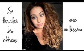 BOUCLER SES CHEVEUX AVEC UN LISSEUR façon BOMBSHELL de VICTORIA'S SECRET (astuces inside ....)..)