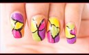 Simple Nail Art Design For Spring ( Beginners )